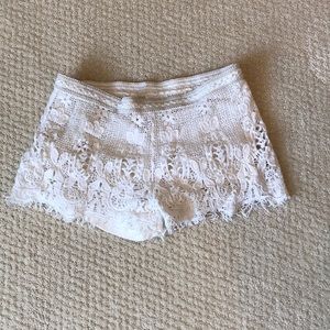 Lace shorts